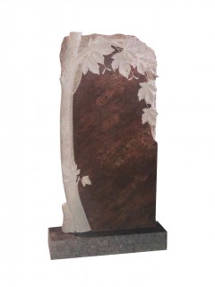 Барельеф №6 Клен (1000х500х50) ― Памятники в Новосибирске из натурального гранита Shanxi black (Шанcи Блэк) Компания Ритуал - Сибирь
